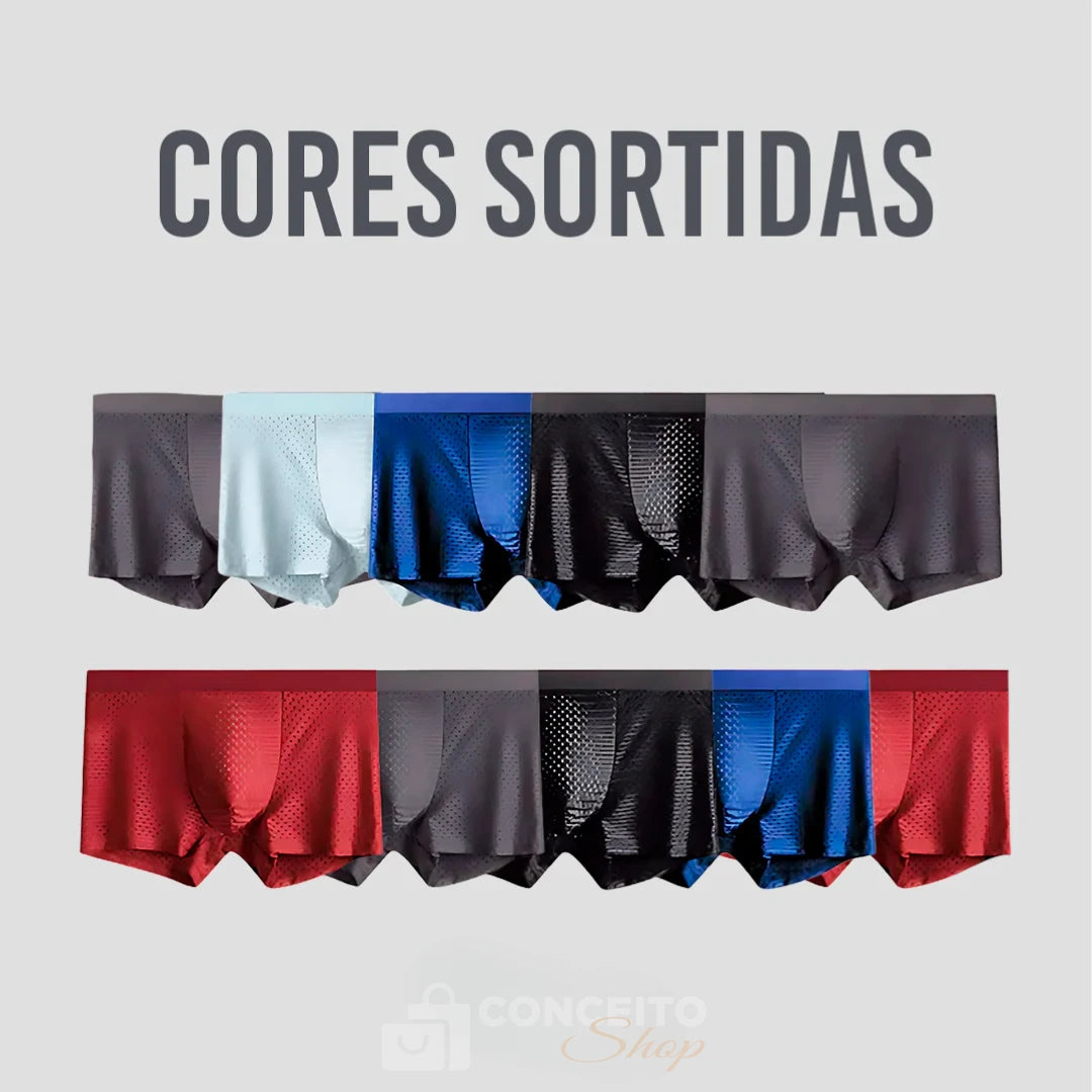 Kit Cuecas Bambu Wear Respiráveis Premium- Pague 5 Leve 10