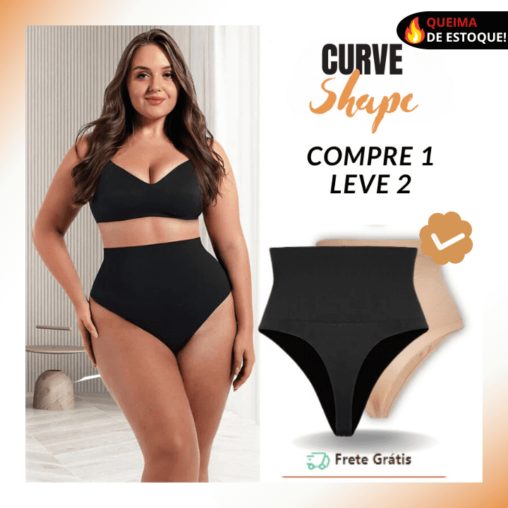 Calcinha Modeladora CurveShaper® Com Barbatanas - (Compre 1 e Leve 2)