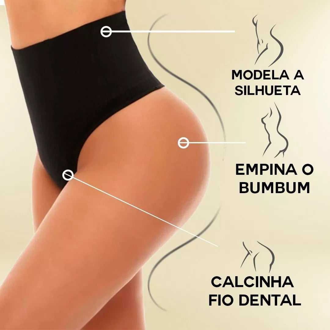 Calcinha Modeladora CurveShaper® Com Barbatanas - (Compre 1 e Leve 2)